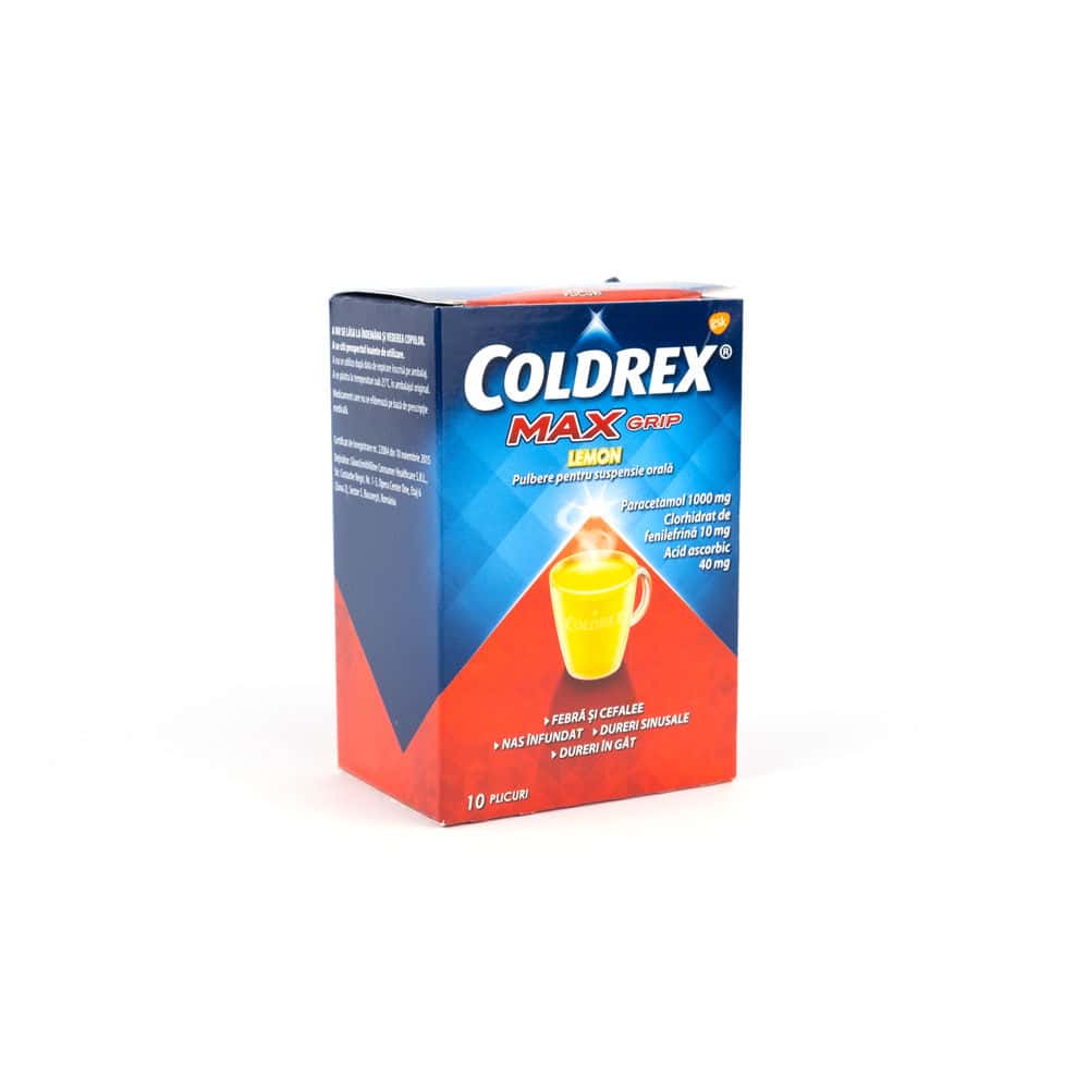Coldrex maxgrip 6.4g pulb.sol.orala lamaie N10