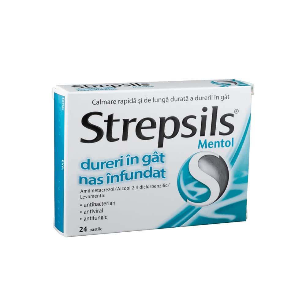 Strepsils Mentol pastile N12x2