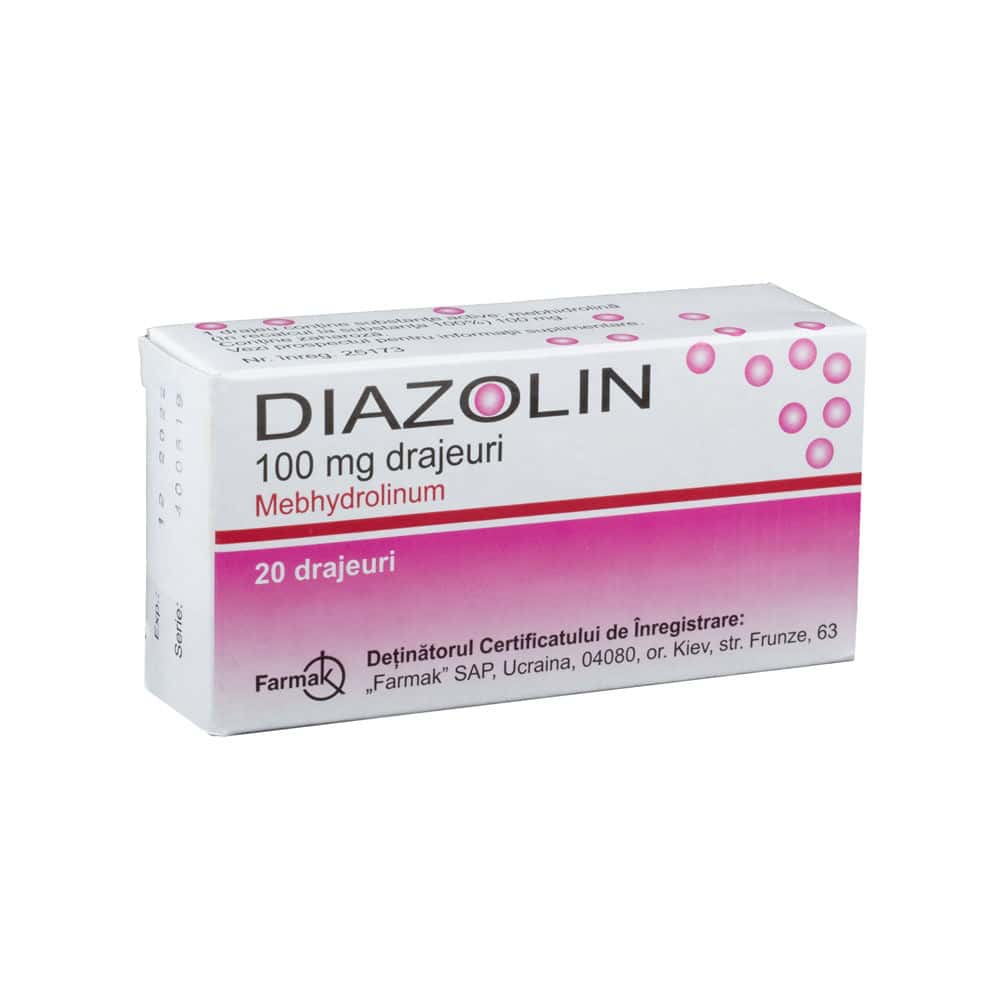 Diazolin 100mg dr. N20
