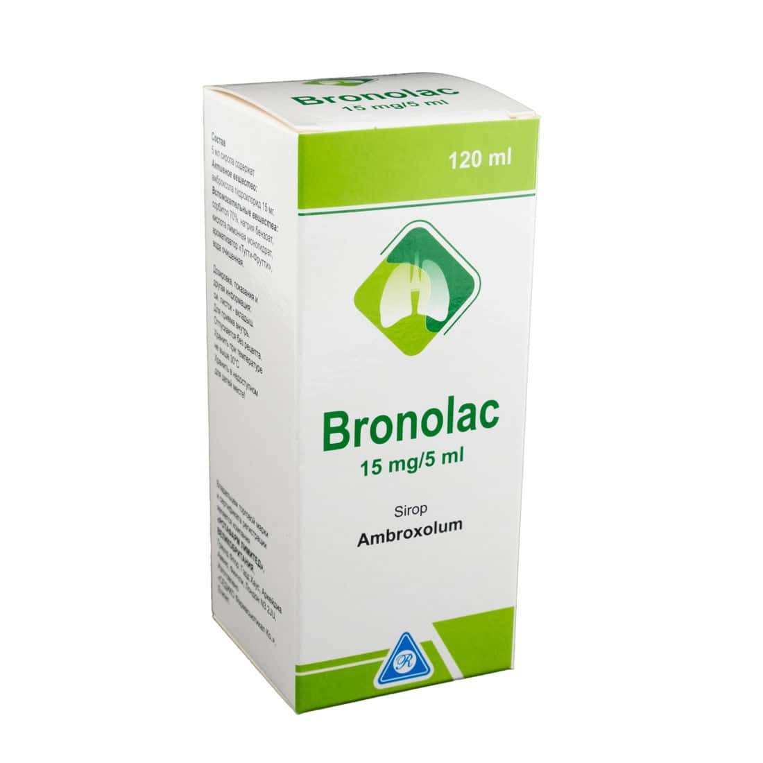 Bronolac sirop 15mg/5ml 120ml