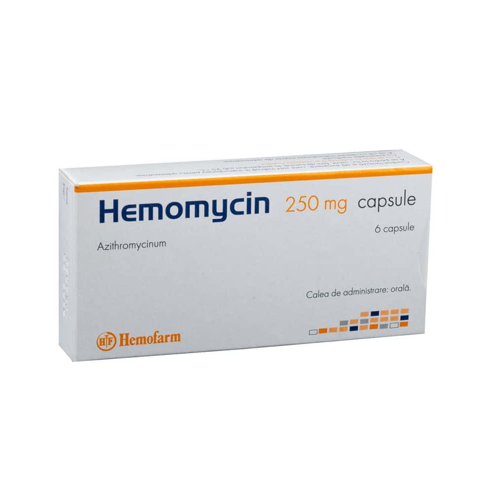 Hemomycin 250mg caps. N6