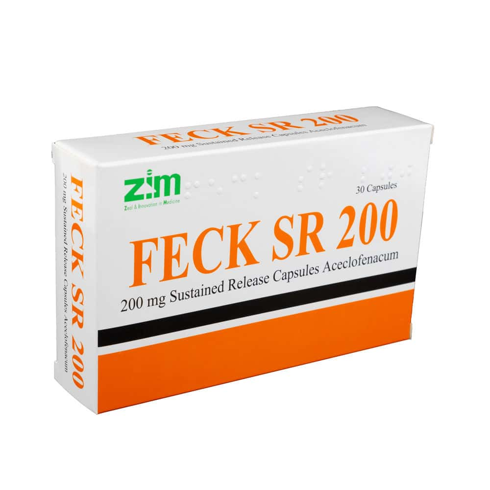 Feck SR 200mg caps. elib. prel. N10x3