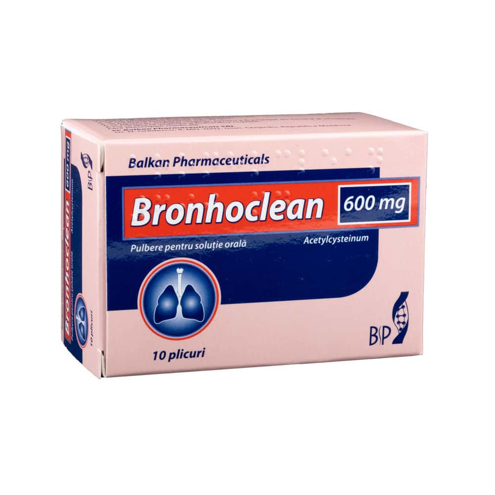 Bronhoclean 600mg 3g pulb./sol. orala N10