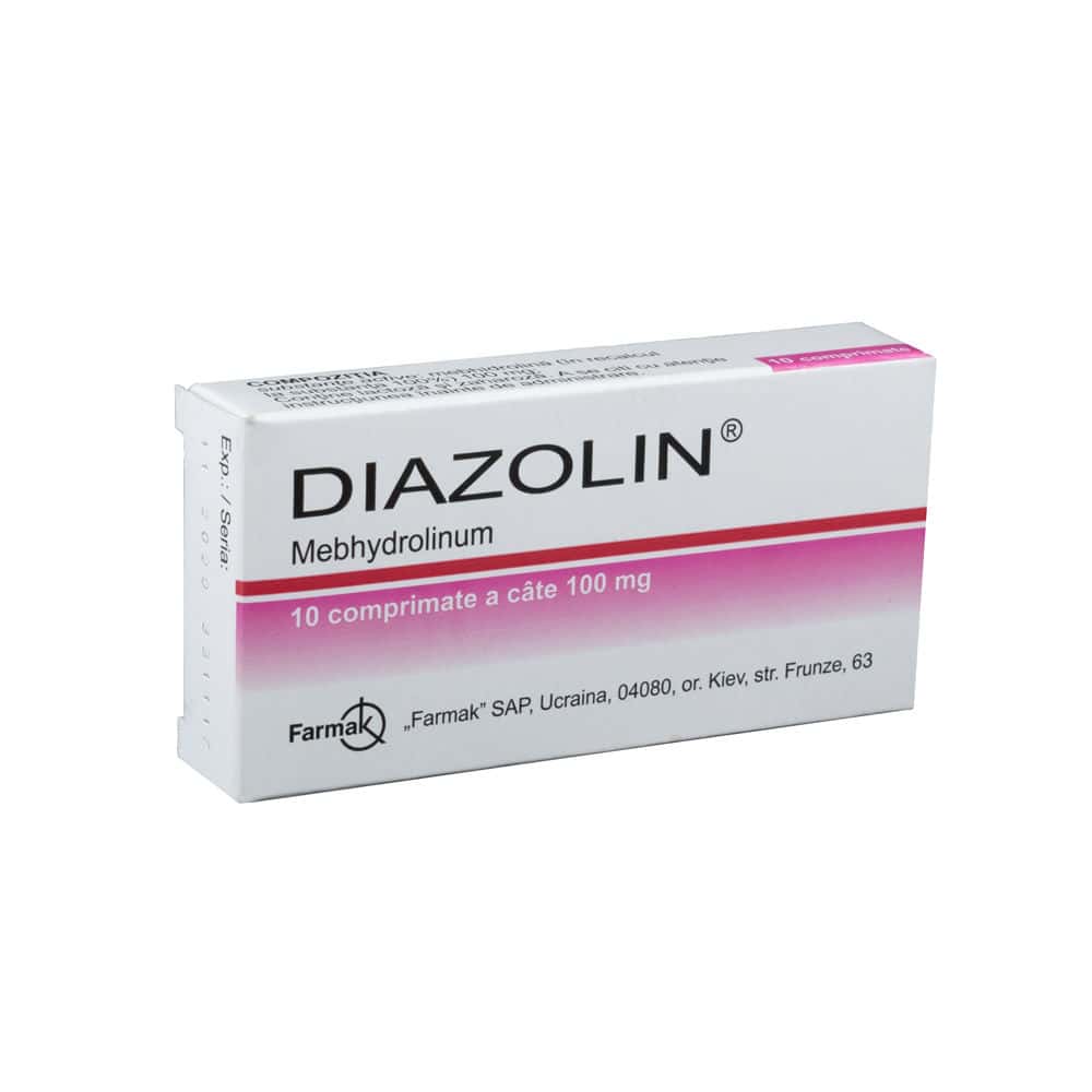 Diazolin 100mg dr. N10