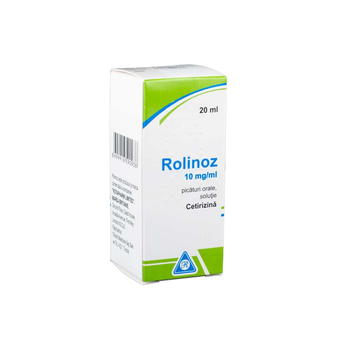 Rolinoz pic. orale sol 10mg/ml 20ml