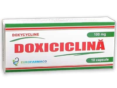 Doxycyclin 100mg caps. N10x2