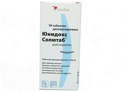 Unidox solutab 100mg comp. N10