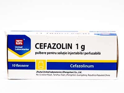 Cefazolin 1g pulb.i/m,i/v sol.inj. N10