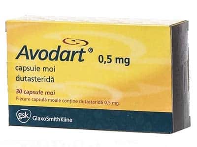 Avodart 0.5mg caps. moi N30 dutasterid