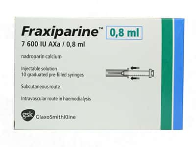 Fraxiparin 7600UI anti xa/0.8ml sol.inj.ser. N2x5