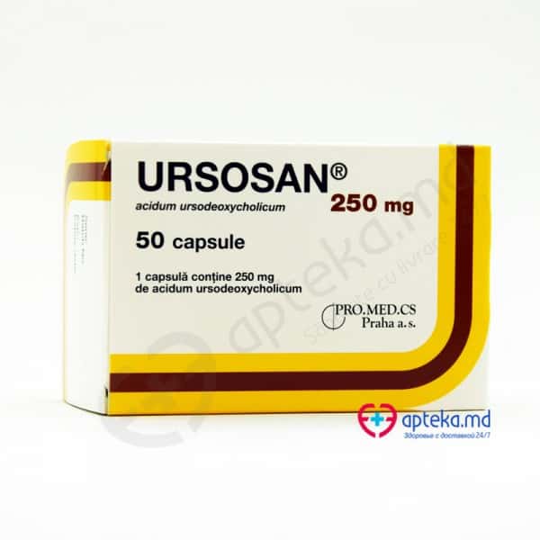 Ursosan capsule 250 mg N10x5