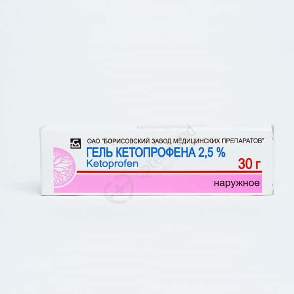 Ketoprofen 2,5%, 30 g., gel