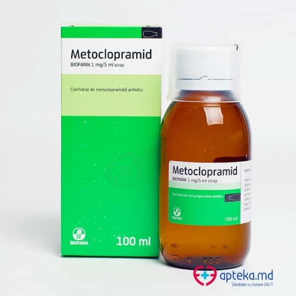 Metoclopramid Biofarm 1mg/5 ml sirop 1 mg/5 ml 100 ml N1
