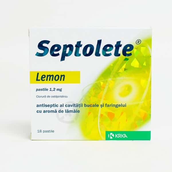Septolete Lemon pastile 1,2 mg N9x2