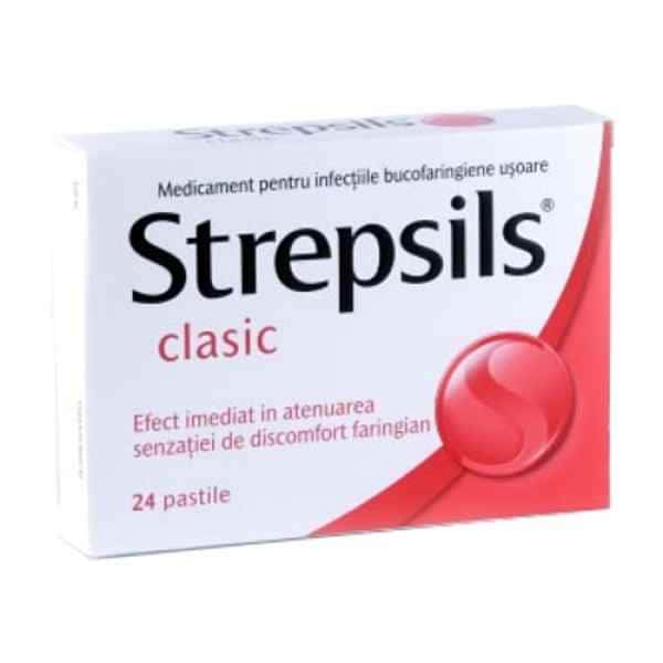 Strepsils Clasic pastile 1,2 mg + 0,6 mg N12x2