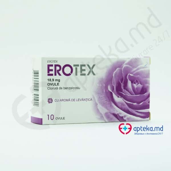 Erotex cu aromă de levănţică 18,9mg N5x2 ovule