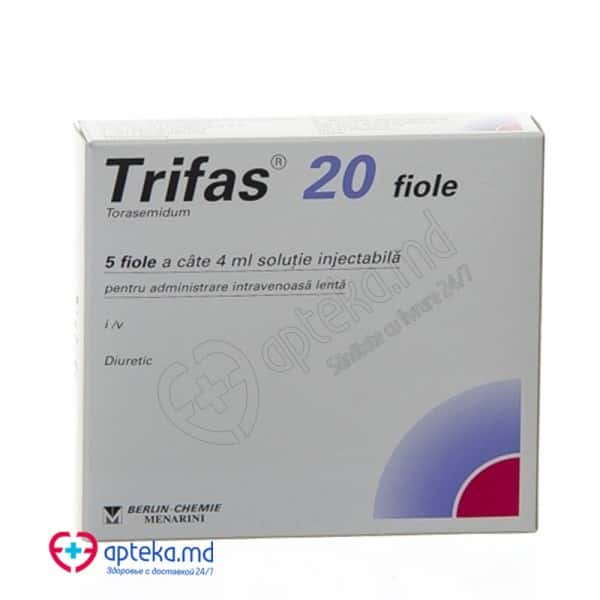 Trifas 20 sol. inj. 20 mg 4 ml N5