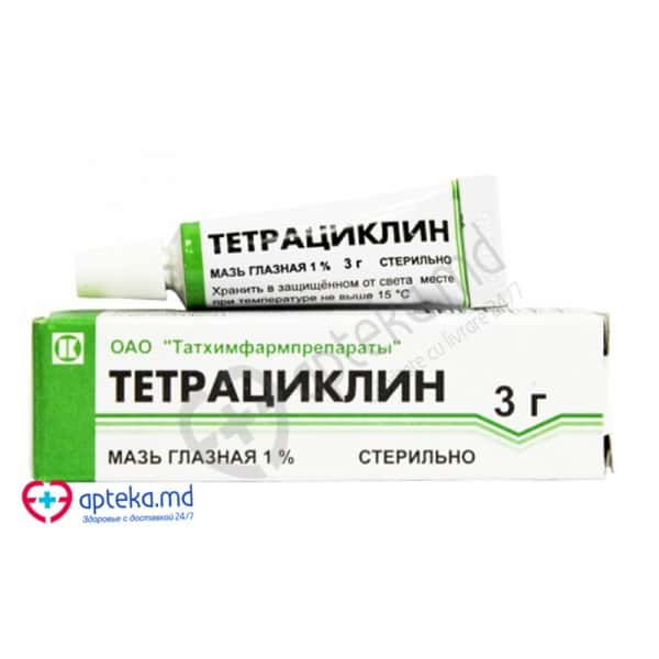 Tetraciclin ung. oftalmic 1% 3 g N1