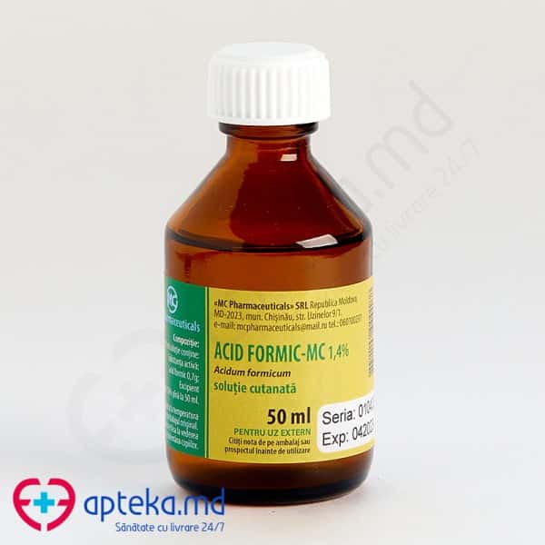 Acid formic-MC sol. cutan. 1,4% 50 g N1