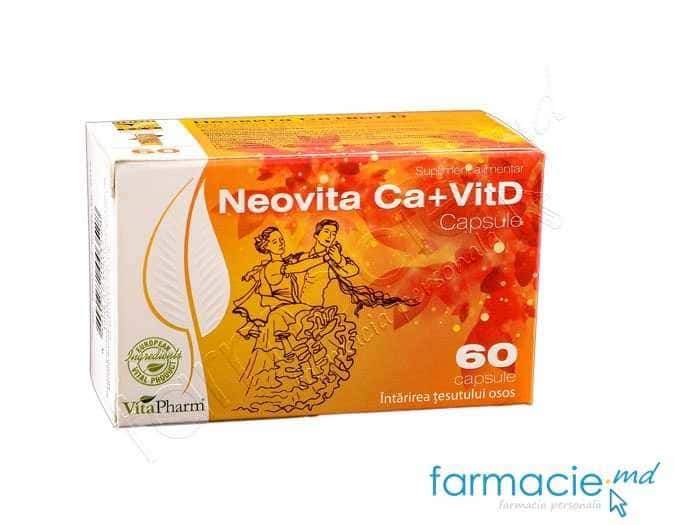 Neovita Ca+Vit D caps. N60(Vitapharm)