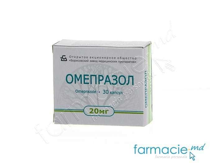 Omeprazol 20 mg caps. N30 (Borisov)