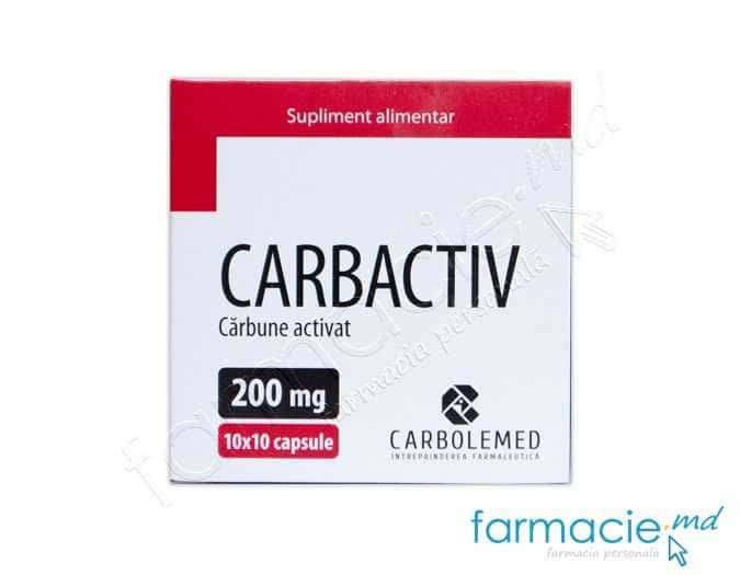 Carbactiv caps.200mg N100(Carbune activat) (Balkan)