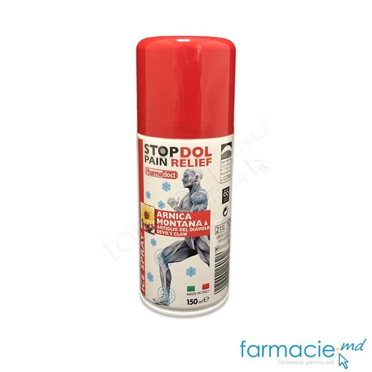 STOPDOL Spray cu efect de racire 150 ml (arnica si gheara diavolului) (160326)