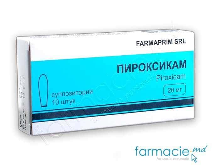 Piroxicam supp. 20mg N10 (FP)