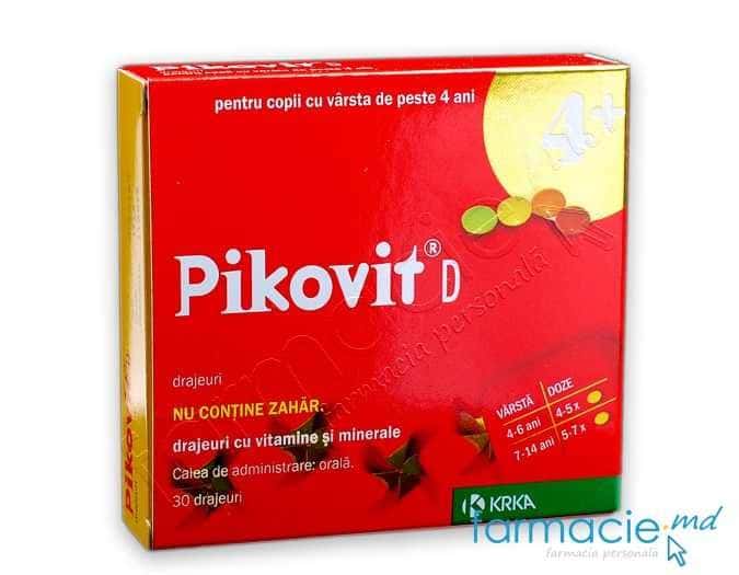 Pikovit® D draj. N15x2 (de la 4ani) (TVA 20%)
