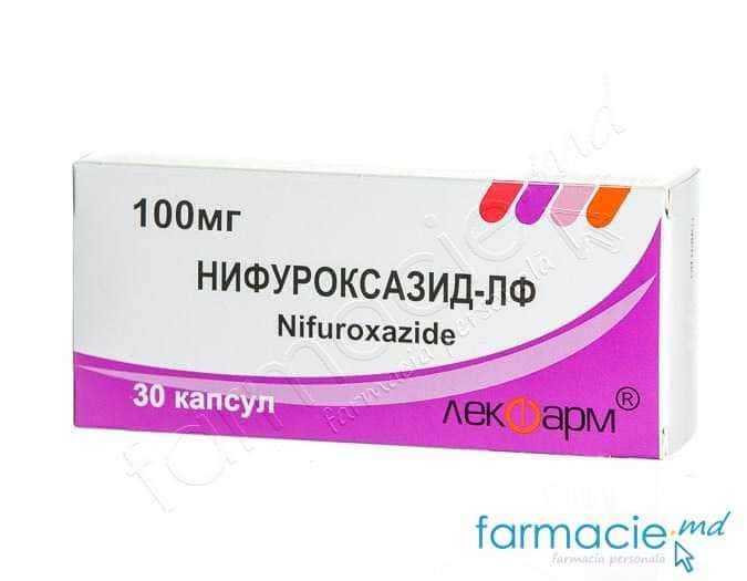 Nifuroxazid-LF caps. 100 mg N10x3