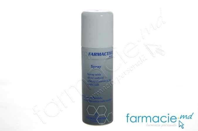 Farmactive Silver Spray cu Ag si Acid Hialuronic 125 ml