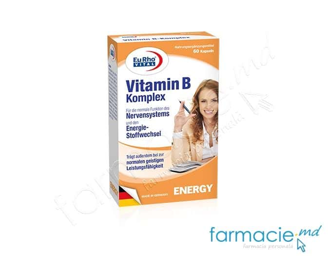Vitamina B Complex caps. N60 EuRho Vital