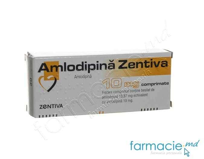 Amlodipina 10 mg comp. N10x3 (Zentiva)