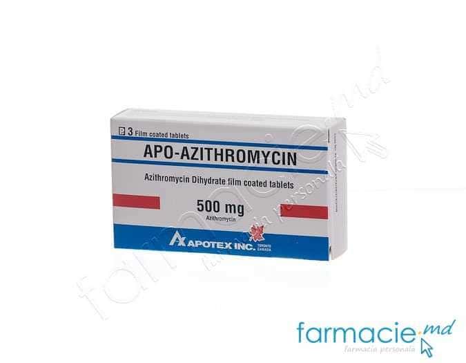 Apo-Azithromycin comp. film. 500 mg N3