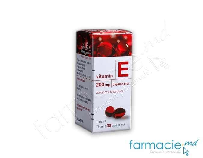 Vitamina E 200mg N30 caps. (Zentiva)