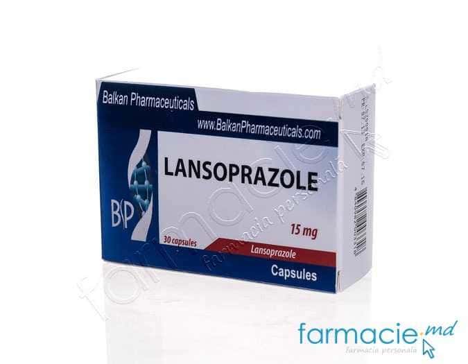 Lansoprazol caps. 15 mg N10x3 (Balkan)
