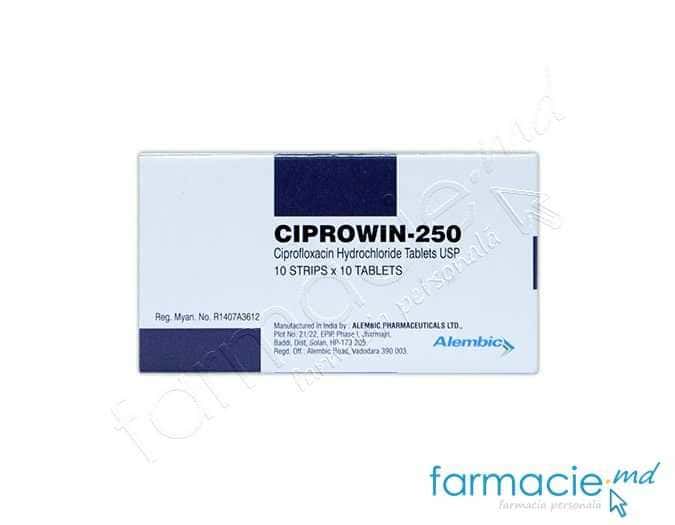 Ciprowin-250 comp.film. 250mg N10x10