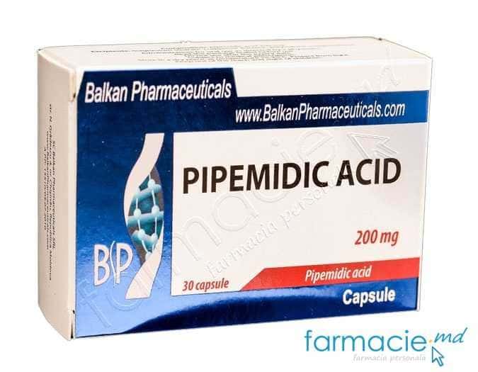 Pipemidic acid caps. 200 mg N10x3 (Balkan)