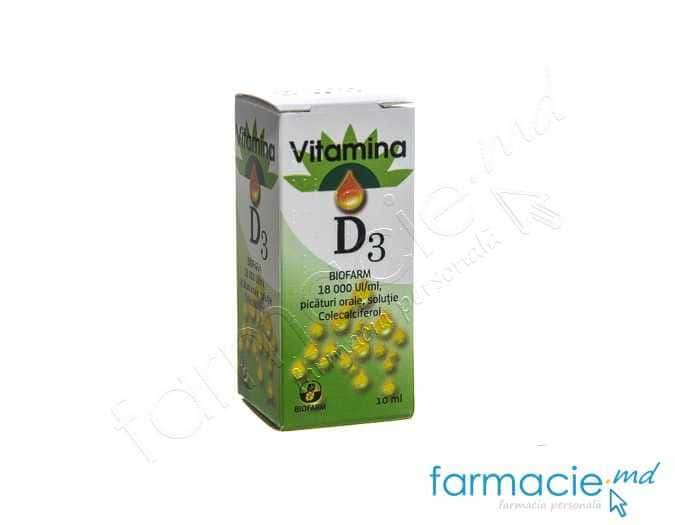 Vitamina D3 sol. 0,45mg/ml 10 ml N1