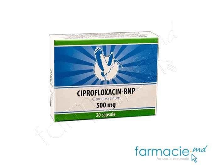 Ciprofloxacin-RNP caps. 500 mg N10x2