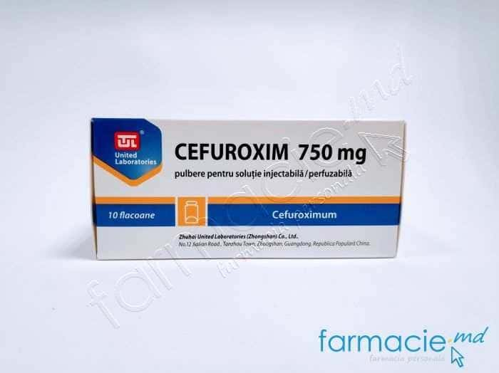 Cefuroxim pulb./sol. inj. 750 mg N10