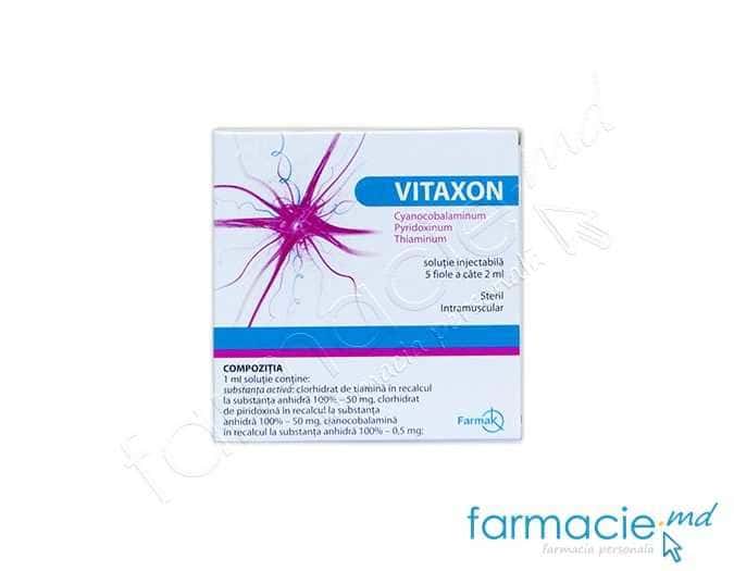 Vitaxon sol. inj. 1 mg + 100 mg + 100 mg/2 ml 2 ml N5