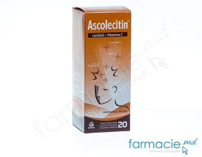 Ascolecitin comp. masticab. N5x4 (TVA20%)