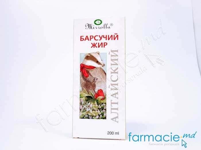 Grasime de bursuc Mirola 200 ml