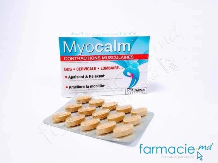 MyoCalm 3Chenes comp. N30 (dureri cervicale, lombare, mialgii)