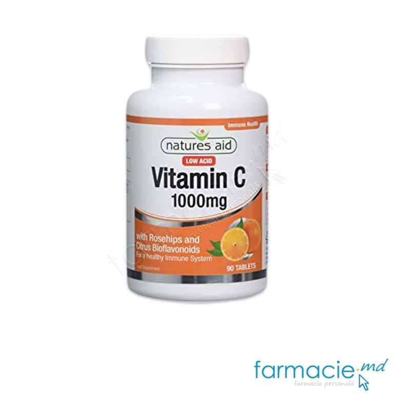 Vitamina C 1000mg comp. N90 (citrice,bioflavonoizi) Natures Aid