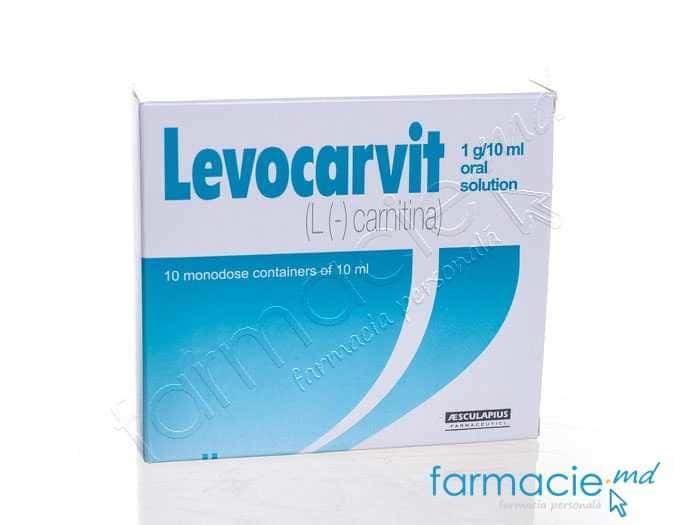 Levocarvit sol. orala 100 mg/ml 10 ml N10