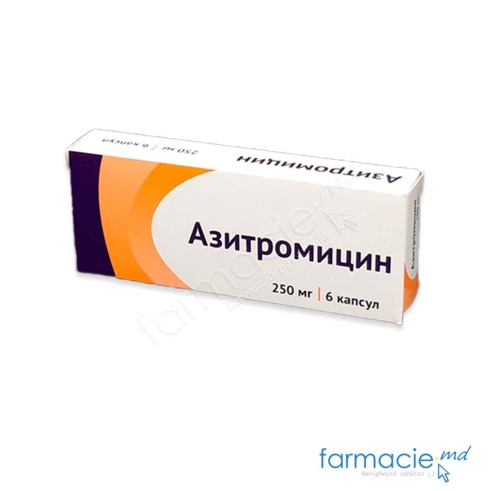Azitromicina 250mg caps. N6 (Ozon)