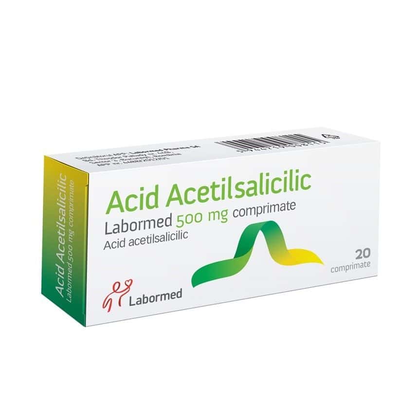 Acid acetilsalicilic 500mg comp. N10x2 (Labormed)