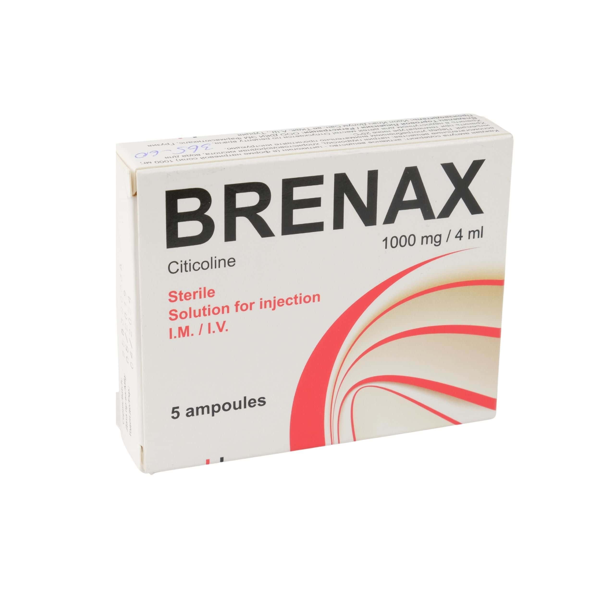 Brenax 1000mg/4ml sol. inj. 4 ml N5